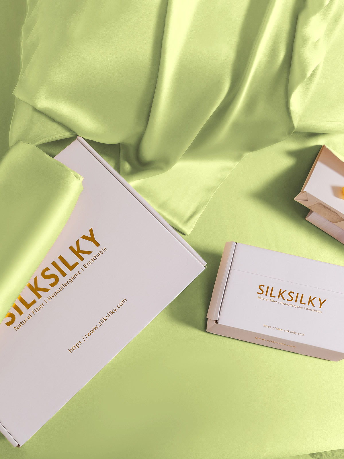 [Mint Green] SilkSilky-AU 19Momme Pure Silk Pillowcase 006