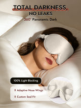 [Light Gray] SilkSilky-AU 22Momme Sleep Mask 002