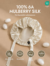 [Beige] SilkSilky-AU Sleep Cap 002