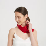 [Red] SilkSilky-AU Scarf 007