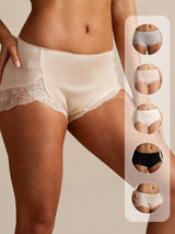 [Beige] SilkSilky-AU 100% Silk Jersey Panty 001