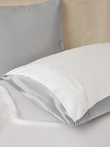[LightGray+White] SilkSilky-AU 25Momme Bedding Set 003