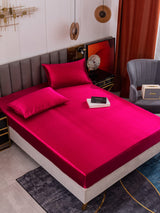 [Wine] SilkSilky-AU 19Momme Bedding Set 005