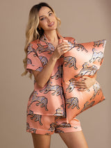 [Pink Cat] SilkSilky-AU Pillowcase 003