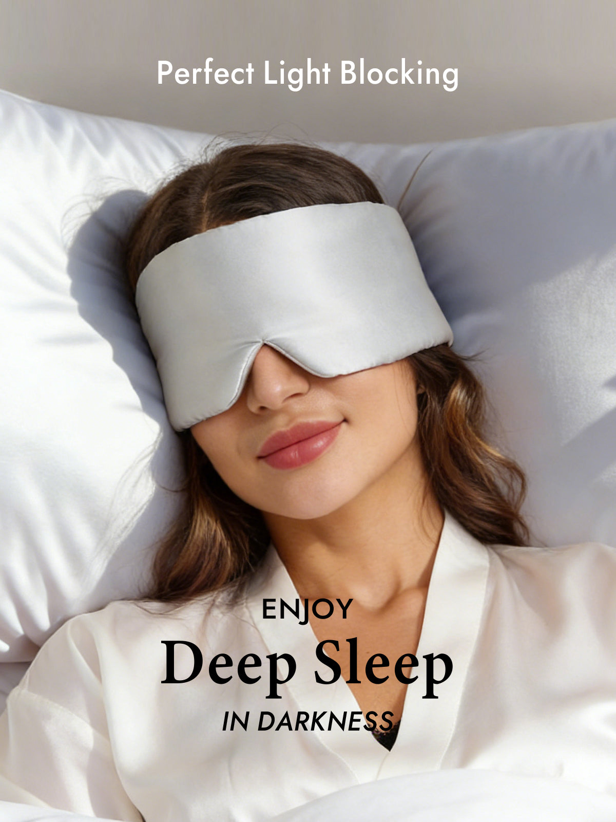 [Silver] SilkSilky-AU 19Momme Pure Silk Eye Mask 003
