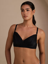 [Black] SilkSilky-AU Bra 004