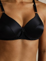 [Black] SilkSilky-AU Bra 004