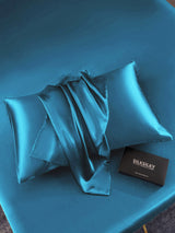 [Teal] SilkSilky-AU 19Momme Pure Silk Pillowcase 005