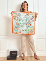 [P064] SilkSilky-AU Pure Silk Scarf 002