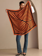 [Orange Arcs] SilkSilky-AU Scarf 005