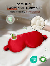 [Wine] SilkSilky-AU 22Momme Sleep Mask 006