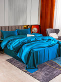 SilkSilky AU 22Momme Pure Silk Bedding Set Teal 002