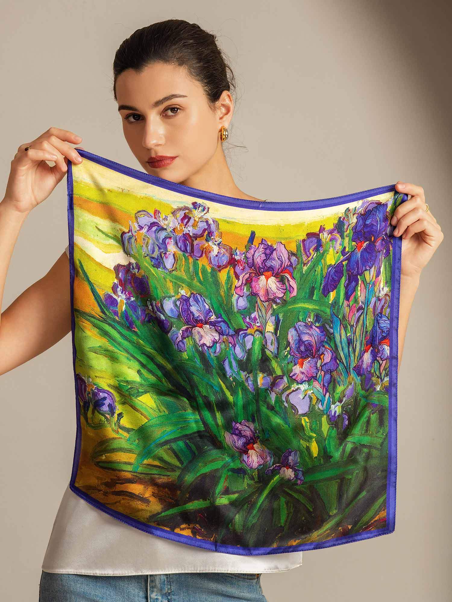 [P094] SilkSilky-AU Pure Silk Scarf 003