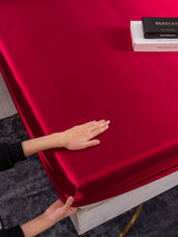 [Wine] SilkSilky-AU 19Momme Bedding Set 003