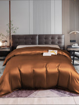 [Coffee] SilkSilky-AU 22Momme Duvet Covers 001