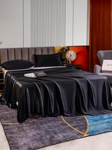 [Black] SilkSilky-AU 22Momme Bedding Set 003