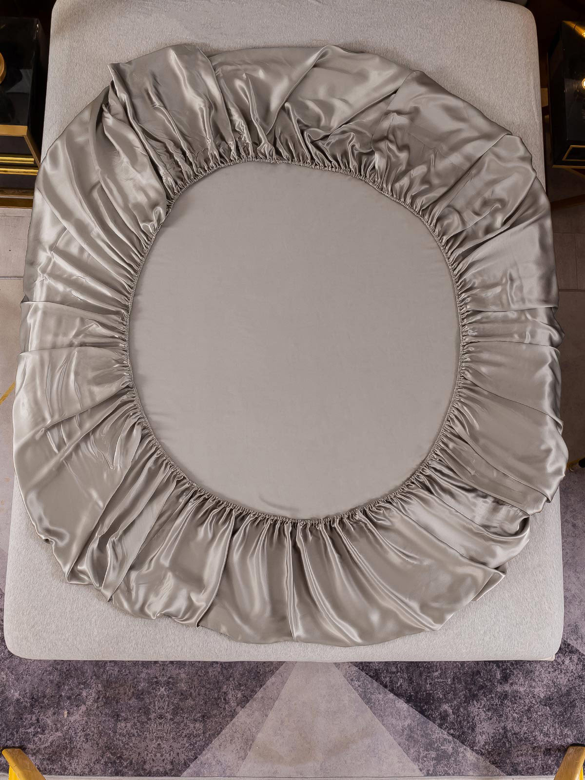 [Gray] SilkSilky-AU 25Momme Pure Silk Sheet 003