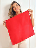 SilkSilky AU Pure Silk Scarf Red 001