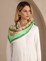 [Sand Crocodile] SilkSilky-AU Scarf 002