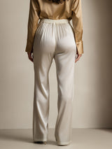 [White] SilkSilky-AU Women's Pants 005