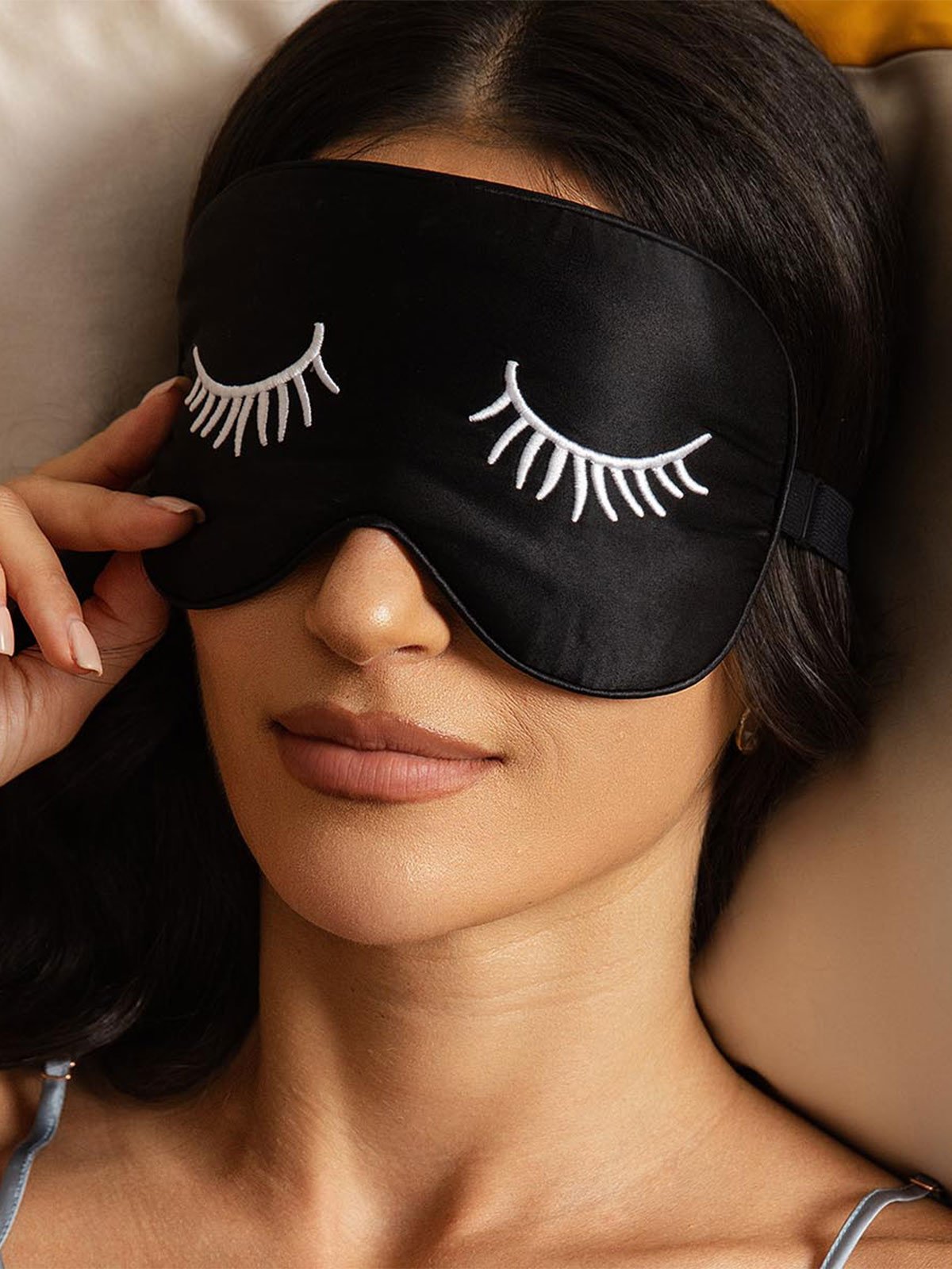 [WhiteEyelashes] SilkSilky-AU Pure Silk Eye Mask 004
