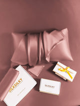 [Pale Mauve] SilkSilky-AU 19Momme Pure Silk Pillowcase 005