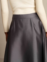 [Gray] SilkSilky-AU Skirt 004
