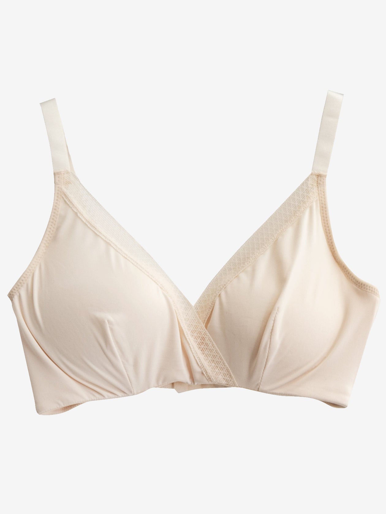 [Beige] SilkSilky-AU Silk Knitted Bra 005