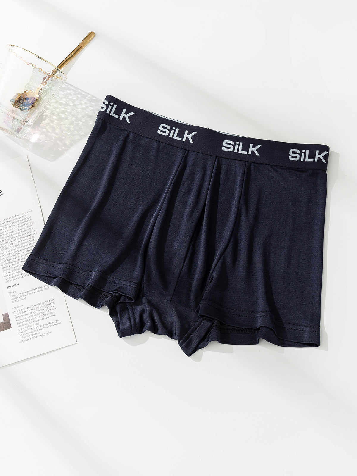 [Beige] SilkSilky-AU Silk Knitted Mens Underwear 003