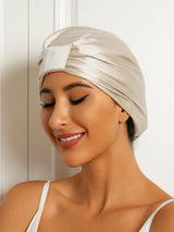 [Beige] SilkSilky-AU Sleep Cap 001