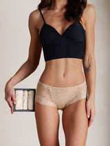 [Beige] SilkSilky-AU 100% Silk Jersey Panty 001