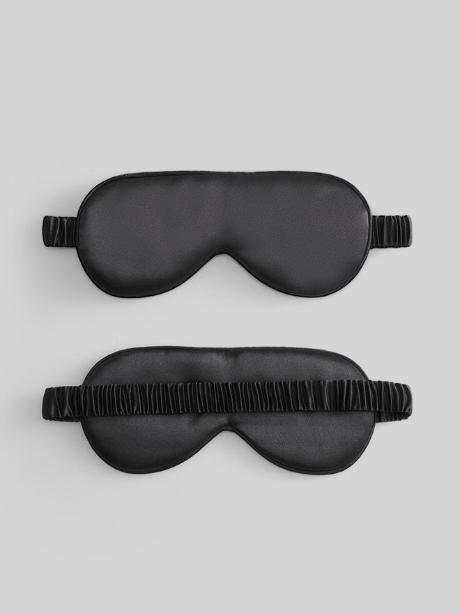 [Black] SilkSilky-AU 19Momme Pure Silk Eye Mask 005