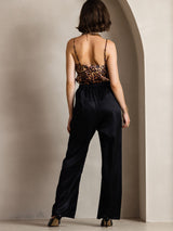 [Black] SilkSilky-AU 19Momme Silk Womens Pants 002,
