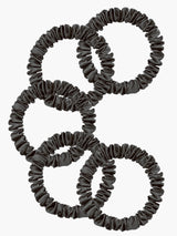 [Black] SilkSilky-AU Scrunchie 003