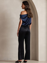 [Black] SilkSilky-AU Women's Pants 002