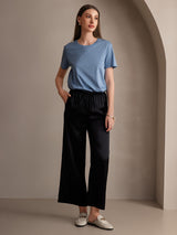 [Black] SilkSilky-AU Women's Pants 006