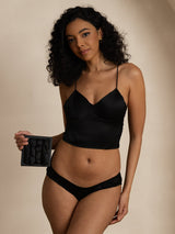 [Black] SilkSilky-AU 19Momme Panty 001