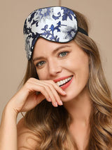 [Blue] SilkSilky-AU 19Momme Eye Mask 001