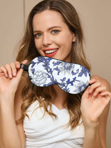 [Blue] SilkSilky-AU 19Momme Eye Mask 002