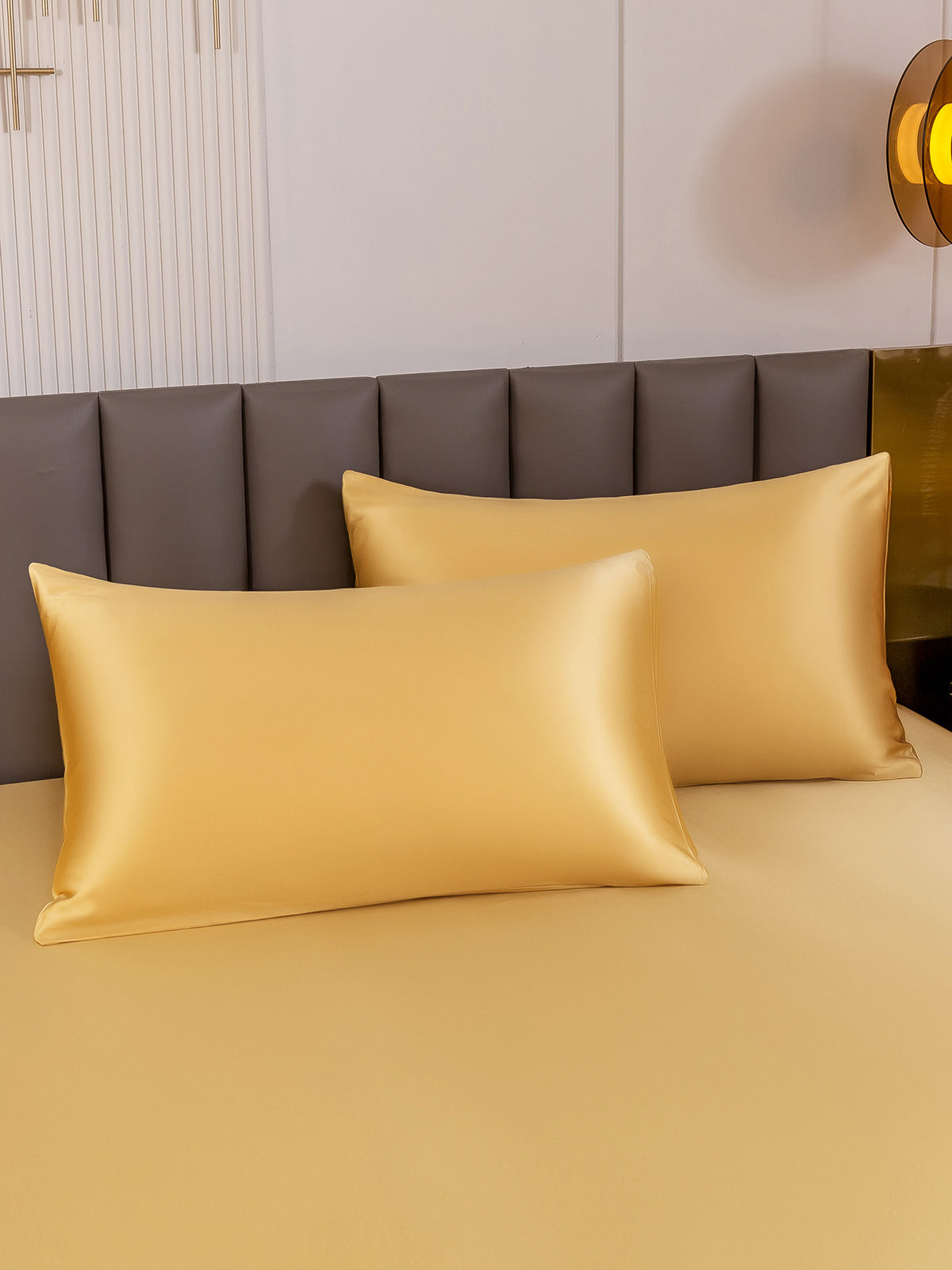 [Champagne] SilkSilky-AU 19Momme Pure Silk Pillowcase 001