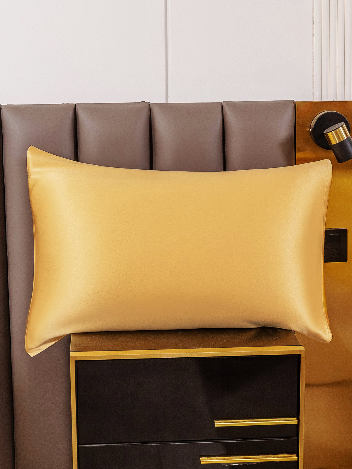 [Champagne] SilkSilky-AU 19Momme Pure Silk Pillowcase 001