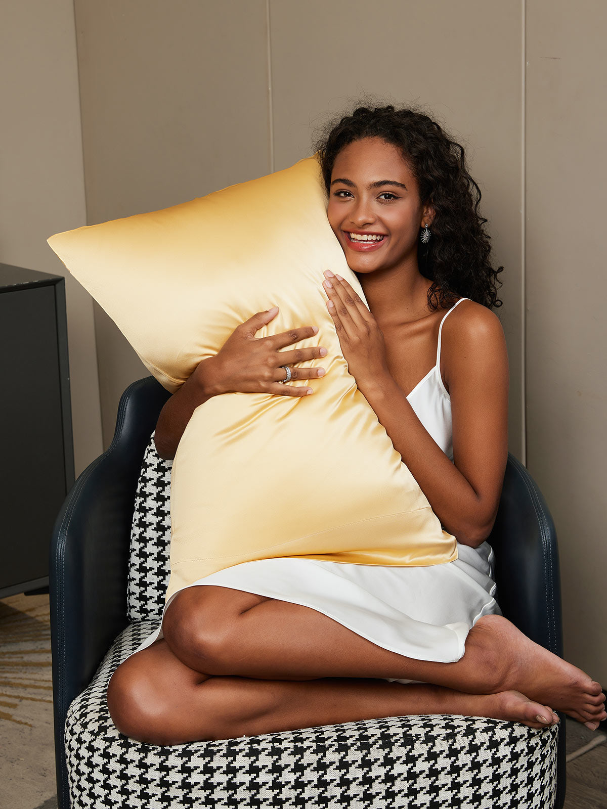 [Champagne] SilkSilky-AU 19Momme Pure Silk Pillowcase 002
