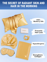 [Champagne] SilkSilky-AU 19Momme Pillowcase Set 002