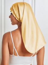 [Champagne] SilkSilky-AU Pure Silk Sleep Cap 006