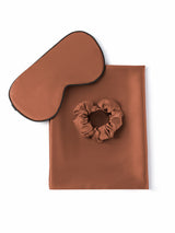 [Coffee] SilkSilky-AU 19Momme Pure Silk Pillowcase Set 005