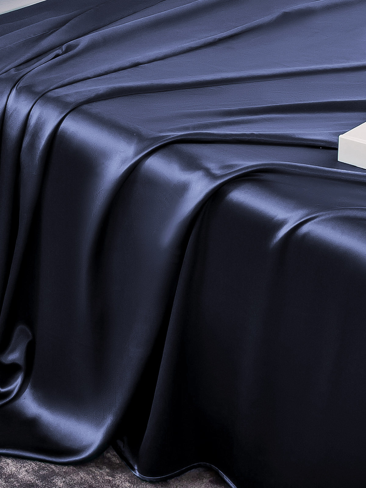 [Dark Blue] SilkSilky-AU 19Momme Pure Silk Bedding Set 005