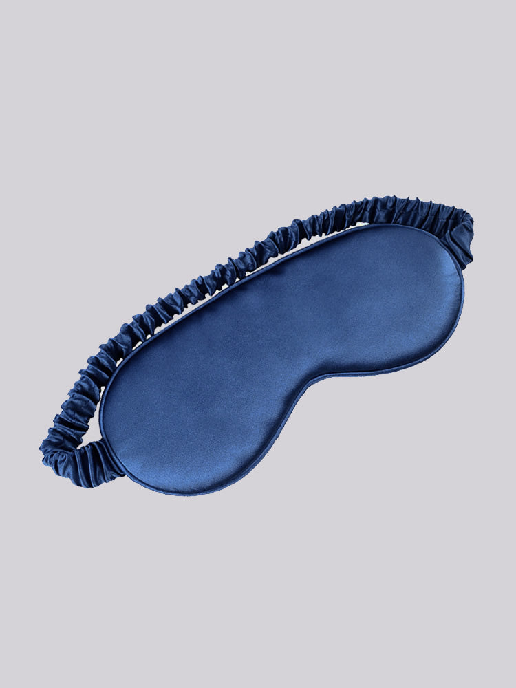 [Dark Blue] SilkSilky-AU 19Momme Pure Silk Eye Mask 003