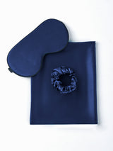 [Dark Blue] SilkSilky-AU 19Momme Pure Silk Pillowcase Set 001