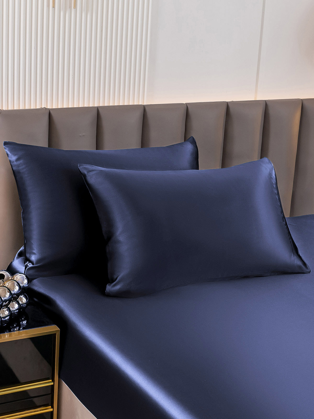 [Dark Blue] SilkSilky-AU 30Momme Pure Silk Pillowcase 003