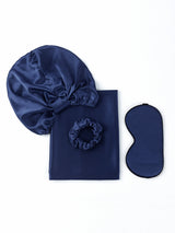 [Dark Blue] SilkSilky-AU 19Momme Pillowcase Set 005